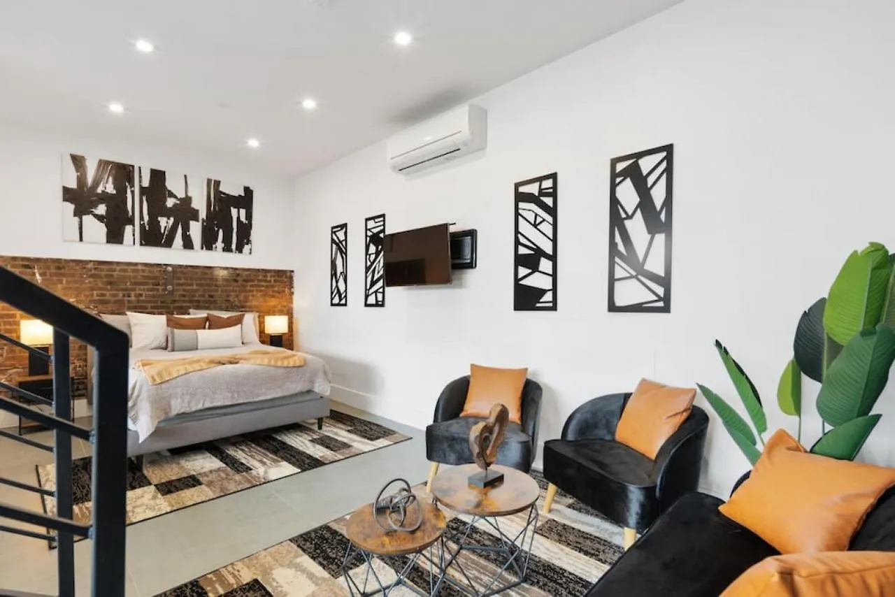 ניו יורק Deluxe Open Concept Loft With Rooftop & Shore Nearby At 