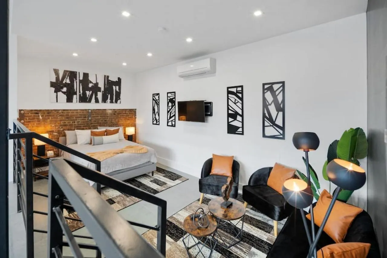 ניו יורק Deluxe Open Concept Loft With Rooftop & Shore Nearby At 
